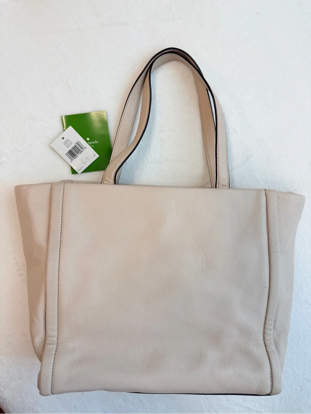 Kate Spade Murray Street Shoshanna satchel ivory white tote New